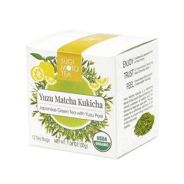 Organic Yuzu Matcha Kukicha Tea Bags